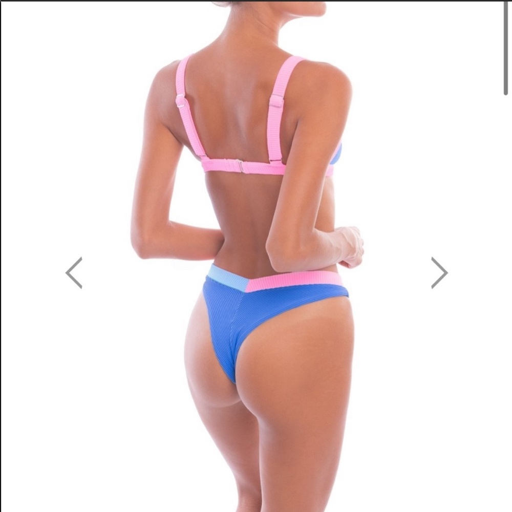 ISO ONE ONE SWIMWEAR JESSE BIKINI CHAMPAGNE (S) - Picture 2 of 2